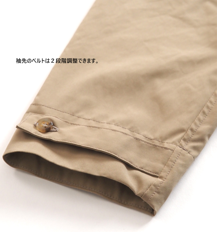 MIDIUMISOLID ミディウミソリッド シャツ トレンチ風長袖シャツ レディース