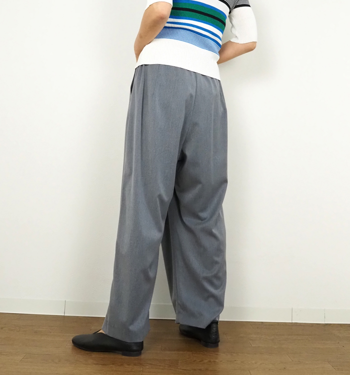 mizuiro ind ミズイロインド ワイドパンツ ラップ風 レディース