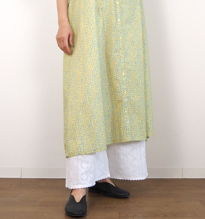 PONT DE CHALONS ポンデシャロン レースワイドペチコートパンツ レディース