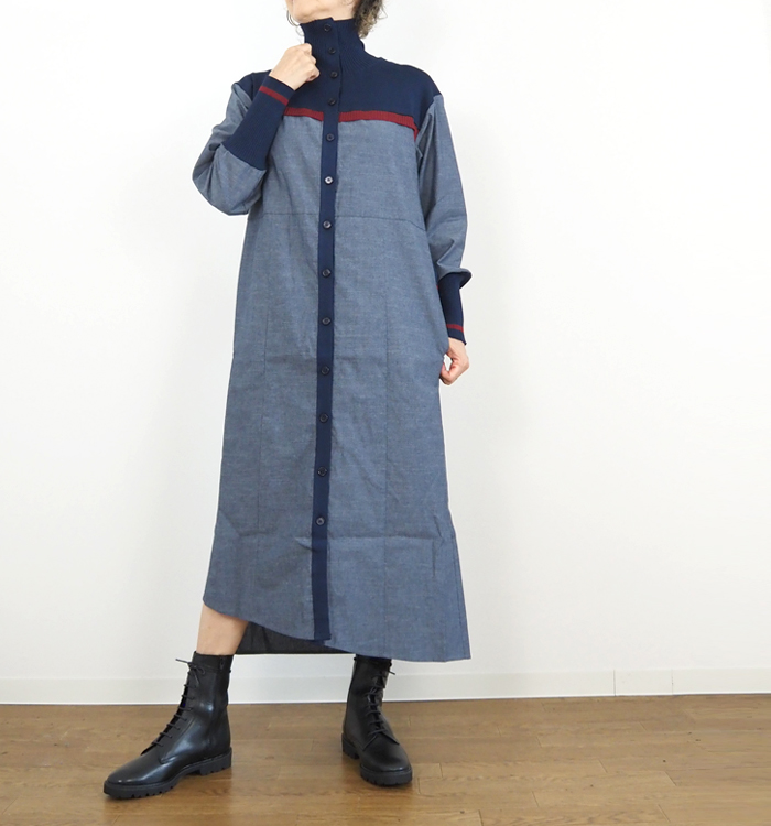 MARECHAL TERRE マルシャルテル ワンピース ニットドッキング2way仕様