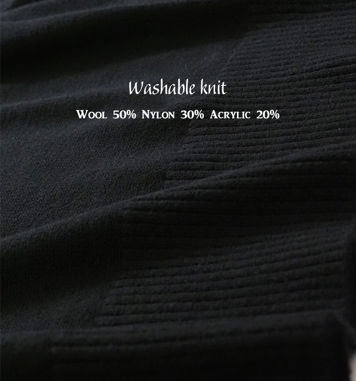 mizuiro ind ミズイロインド ニット ボタン付きハイネックプルオーバー レディース