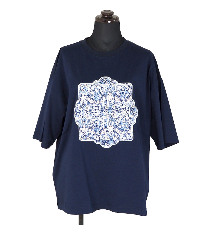sosotto ソソット LIBERTY刺繍Tシャツ プレーティング天竺 カットソー