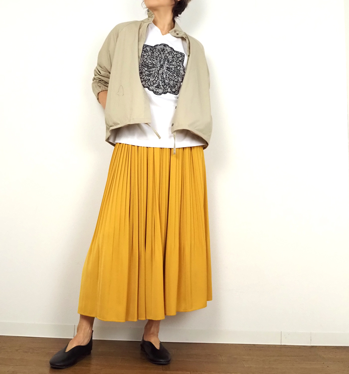 sosotto ソソット LIBERTY刺繍Tシャツ プレーティング天竺 カットソー