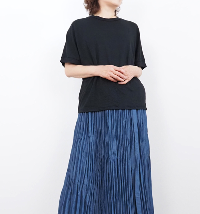 NARU factory ナルファクトリー リネンニット 2wayプルオーバー レディース