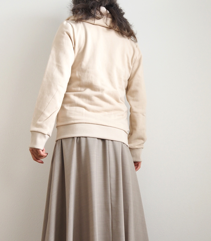 Boutique Ordinary ブティークオーディナリー 裏毛ライダースジャケット レディース