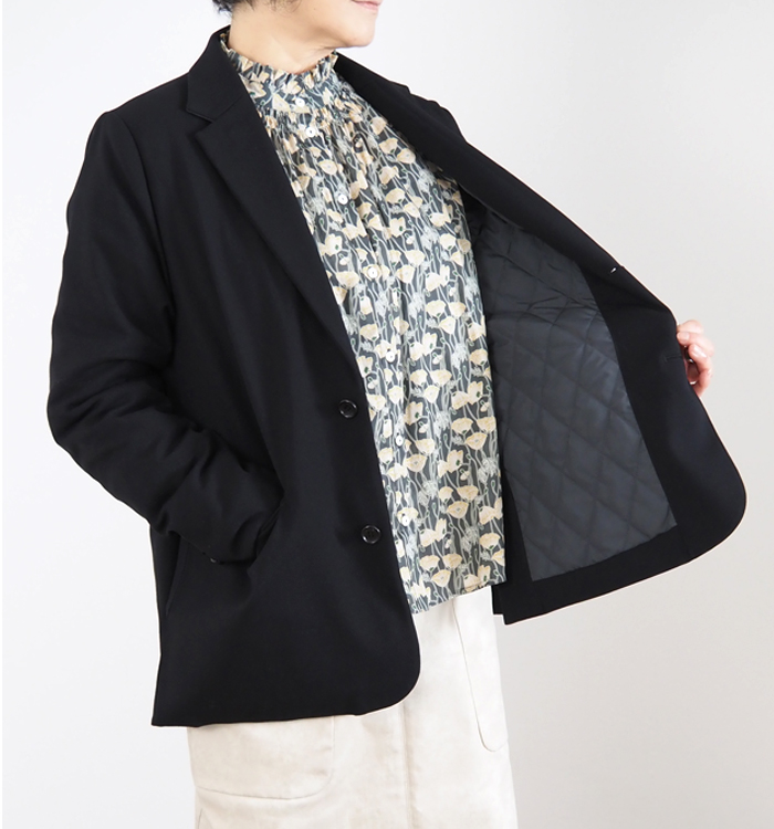 Boutique Ordinary ブティークオーディナリー ダウンライニングテーラードジャケット