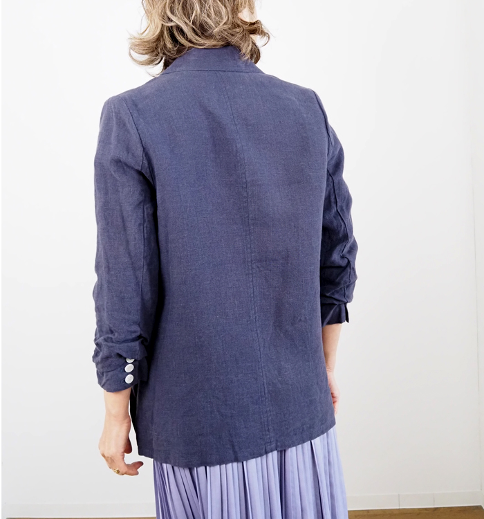 Boutique Ordinary ブティックオーディナリー リネンジャケット ダブルブレスト