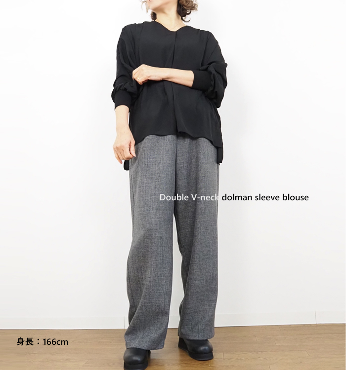 Boutique Ordinary ブティックオーディナリー ブラウス ドルマンスリーブ レディース