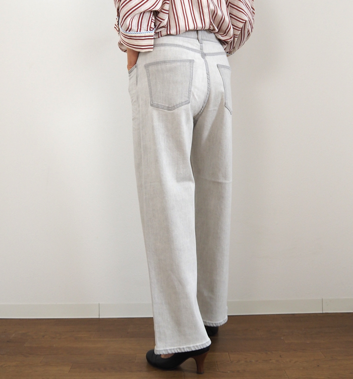 Boutique Ordinary ブティークオーディナリー ストレートストレッチデニムパンツ