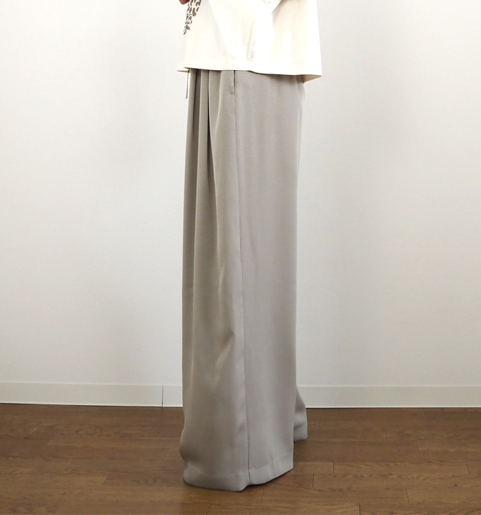 Boutique Ordinary とろみワイドパンツ