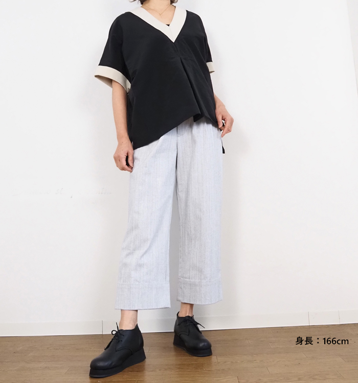 FERAL FLAIR フィラルフレア パンツ シャドーストライプデニム