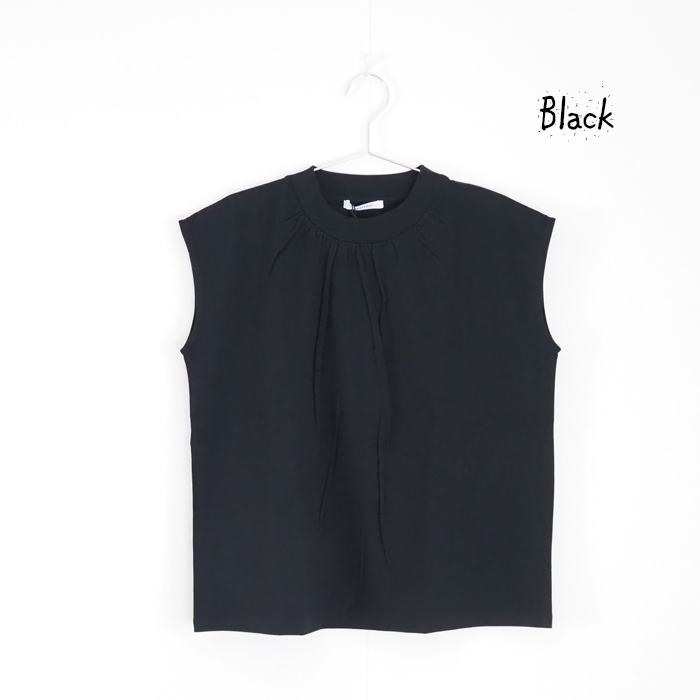 manon マノン フレンチスリーブモックTシャツ レディース