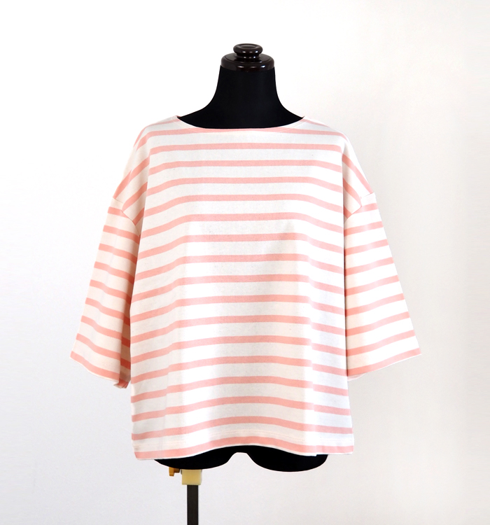 MANON ボートネックボーダーTシャツ