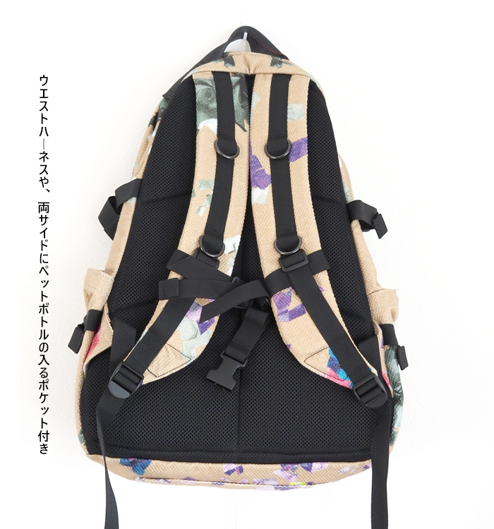 tiny dinosaur(タイニーダイナソー) A3 バックパック BULLETダブルネーム 折り紙プリント レディース メンズ